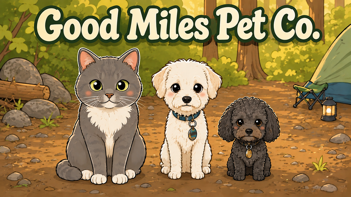 Three Pets, One Pack: Why Good Miles Pet Co. Exists