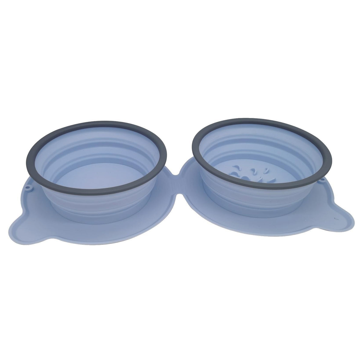 Non-slip foldable pet travel bowl