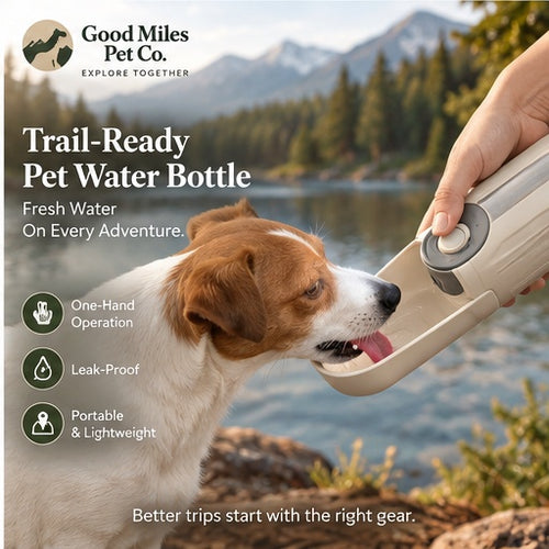 2-in-1 Pet Travel Water Bottle